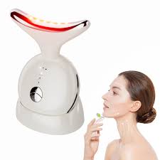 Amazon.com : Siaca 7 in 1 Face Massager Tool, Red Light Therapy for Face and Neck,Portable Face Lift Device, Neck Massager for Double Chin Reducer. : Health & Household