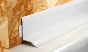 Trimlux is bonded to both the wall and ledge but 'flexes' through the incorporation of a silicone isolating leg inside the trim. Pvc Edge Trim Bath Seal Salag For Tiles Inside Corner For Showers