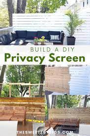 How To Build A Privacy Screen For Your Deck Diy Privacy Screen Privacy Screen Diy Patio