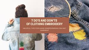 Can you embroider without a stabilizer? 7 Do S And Don Ts Of Clothing Embroidery