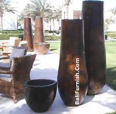 palm vase indonesia coconut palm tree outdoor vases potted palms