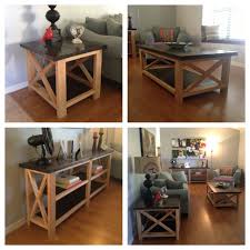 Shop birch lane for farmhouse & traditional coffee table sets, in the comfort of your home. This Was All A Gift For My Wife Since The Traditional 5th Anniversary Gift Is Wood The C Rustic Coffee Table Sets Rustic End Tables White Rustic Coffee Table