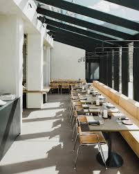 Tommy Van Den Brandt Of Another Office Took A Brutalist Approach Tempered By Warm Materiality When Designing Less Eatery In Brutalist Design Restaurant Design