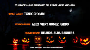 ¡juega gratis a el juego macabro, el juego online gratis en y8.com! Felicidades A Los Ganadores De Los Sede Inferni Pagina Oficial Facebook