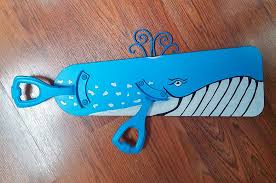 I Just Finished Making This Blue Whale Made Out Of One Ceiling Fan Blade Two Blade Arms I M Repurposing Our Old Ceiling Fan Blades Fan Blades Fan Blade Art
