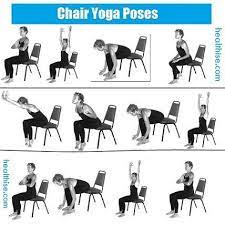 chair yoga poses yogaposesandstretches chairworkout chair pose yoga chair yoga yoga poses