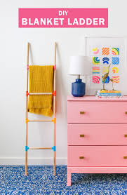 It's an easy one day project that will allow you to display beautiful quilts or blankets in the open and my grandma had a small blanket ladder that held one blanket in her small trailer. Diy Wooden Dowel Blanket Ladder The Crafted Life