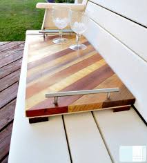 Read about our top diy tray additions to make check out our 14 favorite ways to make your own tray for all your food and decor needs! Diy Serving Tray Great Ideas For Hostess Gifts Sawdust Girl