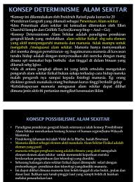 Cinta alam sekitar bisa jika seseorang menghargai keindahan kecantikan bunga ini. Konsep Determinisme Alam Sekitar