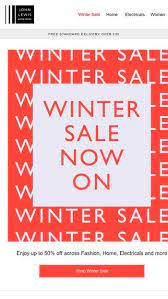 Great savings & free delivery / collection on many items. Winter Sale Up To 50 Off Across Our Departments John Lewis Partners Email Archive