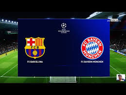 Pes 2020 Fc Barcelona Vs Bayern Munich Uefa Champions League Ucl L Messi Vs Lewandowski Youtube