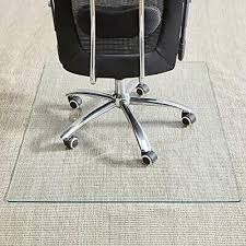 Tempered Glass Chair Mat 36 46 1 5 Inch Thick Office Chair Mat Carpet Hard In 2020 Glass Chair Chair Mats Office Chair Mat