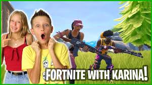 Chatting playing fortnite code omg4life. Playing Fortnite With Karina In Season X Youtube