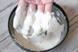 Then, in a separate bowl, mix 1 cup of water (240 milliliters) with 1 teaspoon of borax until it's fully dissolved. How To Make Slime Without Glue Or Borax Kid Safe Slime