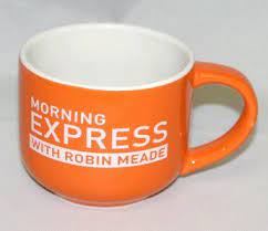 Amazon Com Cnn Morning Express With Robin Meade Official Coffee Mug Kitchen Dining Robin Meade Meade Morning Express
