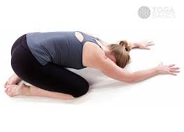 Wide Legged Child S Pose Hatha Yoga Poses Basic Yoga Poses Yoga Benefits