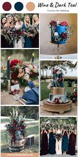 Maybe you would like to learn more about one of these? Colors Wedding Top 8 Country Chic Wedding Color Combos Country Wedding Colors Teal Country Weddings Dark Teal Weddings