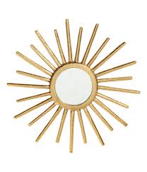 Runder Spiegel Goldfarben Home H M De Runde Spiegel Deko Spiegel