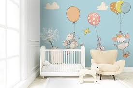 Du papier peint original avec de nombreux thèmes ou plus classique mais toujours chic et. Papier Peint Panoramique Enfant Famille Souris Decoration Chambre