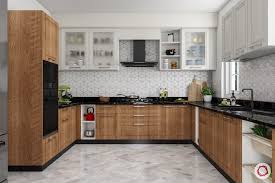 Classic Wooden Kitchen Design With Modern Twist In 2020 Latest Kitchen Designs Kitchen Colour Combination Kitchen Furniture Design