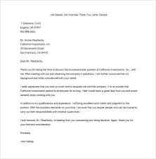 You can thank the interviewer for providing opportunity to appear in the session. Thank You Letter After Interview 12 Free Sample Example Format Download Free Premium Templates