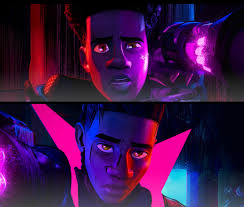 Could Miles-42's fist thing at the end of the film be an alternate version  of the "hey" shoulder tap that Uncle Aaron taught our Miles? :  r/AcrossTheSpider_Verse