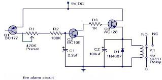 Firealaram Circuit Is A An Electronic Sounder Or A Bell The Sounder Makes A Loud High Pitched Sound To Circuit Electronics Projects Diy Electronics Circuit