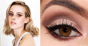 She recommends a vibrant blue shadow for rich, dark brown eyes. Makeup For Brown Eyes Brown Hair Saubhaya Makeup