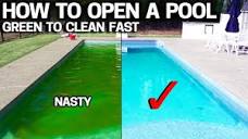 Open Your Own Pool & Keep it Clean All Season - EASY TIPS - YouTube