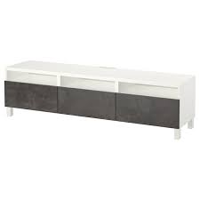 See more ideas about custom bench cushion, bench cushions, outdoor seat whether you need a custom bench cushion for inside as a farmhouse table style seating option. Besta Tv Bench With Drawers White Kallviken Stubbarp Dark Grey Concrete Effect Ikea
