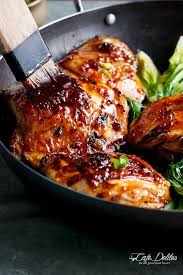 These boneless chicken thighs are crazy popular in our family, especially with the kids. Roasted Asian Glazed Chicken Thighs Http Cafedelites Com Chicken Thigh Recipes Chicken Recipes Chicken Dinner