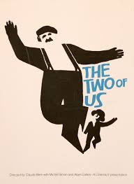 After spending far too much time searching through what seemed to be about 50% of the entirety of the internet itself i finally found a free, super easy to download and use version of the movie poster credits font! Saul Bass The Two Of Us Poster 1967 Saul Bass Posters Saul Bass Poster Design