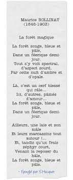 Maurice Rollinat 1846 1903 La Foret Magique La Foret Songe Bleue Et Pale Dans Un Feerique Demi Jour Tout S Y Vo Foret Magique Citation Poeme Et Citation