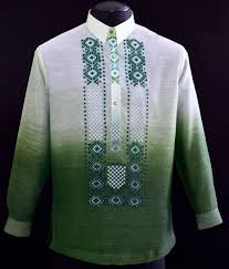 Black And Gold Barong Green Jusilyn Barong Tagalog 3511 Barongs R Us Barong Tagalog Barong Filipino Fashion