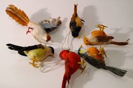 Sequined Birds Christmas Ornaments 1950s Vintage Spun Cotton Etsy Bird Christmas Ornaments Christmas Bird Christmas Ornaments