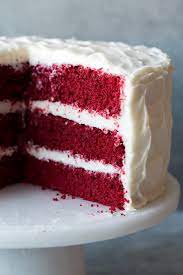 Find more cake and baking recipes at bbc good food. Red Velvet Cake With Cream Cheese Frosting Cooking Classy
