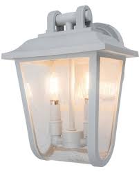 Can white outdoor wall lighting be returned? Amazing Deals On Lutec Coastal Providence 2 Light White Outdoor Wall Lantern Sconce