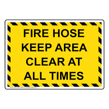 We did not find results for: Fire Hose Keep Area Clear At All Times Sign Nhe 19725 Ybstr