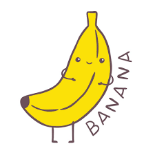 Next, work a little bit the outline of your banana. Cute Banana Cartoon Google Search Cartoon Banana Banana Art Cute Cartoon