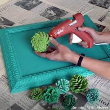 I have tried out a few recommended tools to make pine cone flowers and these pruning shears are by far the best tool i've found for cutting pine cones. Faux Succulent Vertical Garden Made From Pine Cones