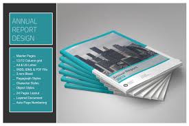 Download Annual Report Design In Brochure Templates On Yellow Images Creative Store PSD Mockup Templates