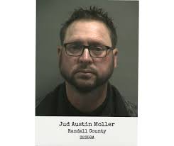 MOLLER, JUD AUSTIN Case: 32358A County: Randall Court: 47th District Court  (Hon. Dee Johnson) Charge: POSS CS PG 2 >= 1G<4G (F3) Date of Offense:  01/10/2021 Bond: $3,500 Bondsman: FREEDOM BAIL BONDS