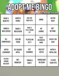 Don't worry, if you have already put in these codes, you won't lose what you got! Code Sunset On Twitter Made Adopt Me Bingo Feel Free To Reuse Roblox Adoptme Adoptmetrades
