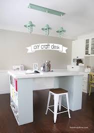7 Diy Craft Desks Everythingetsy Com Craft Room Desk Diy Craft Room Desk Craft Room Tables
