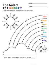 How Many Colors In A Rainbow Worksheet Education Com How to draw rainbow diamonds learning colors for baby.