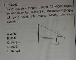 Soal usbn dan unbk fisika. Tolong Bantu Jawab Soal Fisika Kelas Xi Brainly Co Id