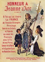 La pucelle d'orléans) or maid of lorraine (french: Poster Art Joan Of Arc Jeanne Darc Info