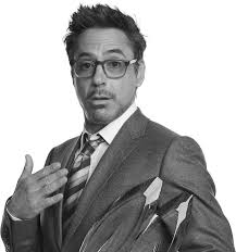 Robert Downey Junior Black And White Blank Template Imgflip
