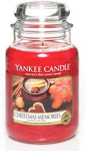 Amazon Com Yankee Candle Christmas Memories Large Jar Candle Home Kitchen