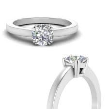 Many people choose to buy their center stone separately from the mounting. Double Prong Round 2 Carat Engagement Ring In 14k White Gold Fascinating Diamonds